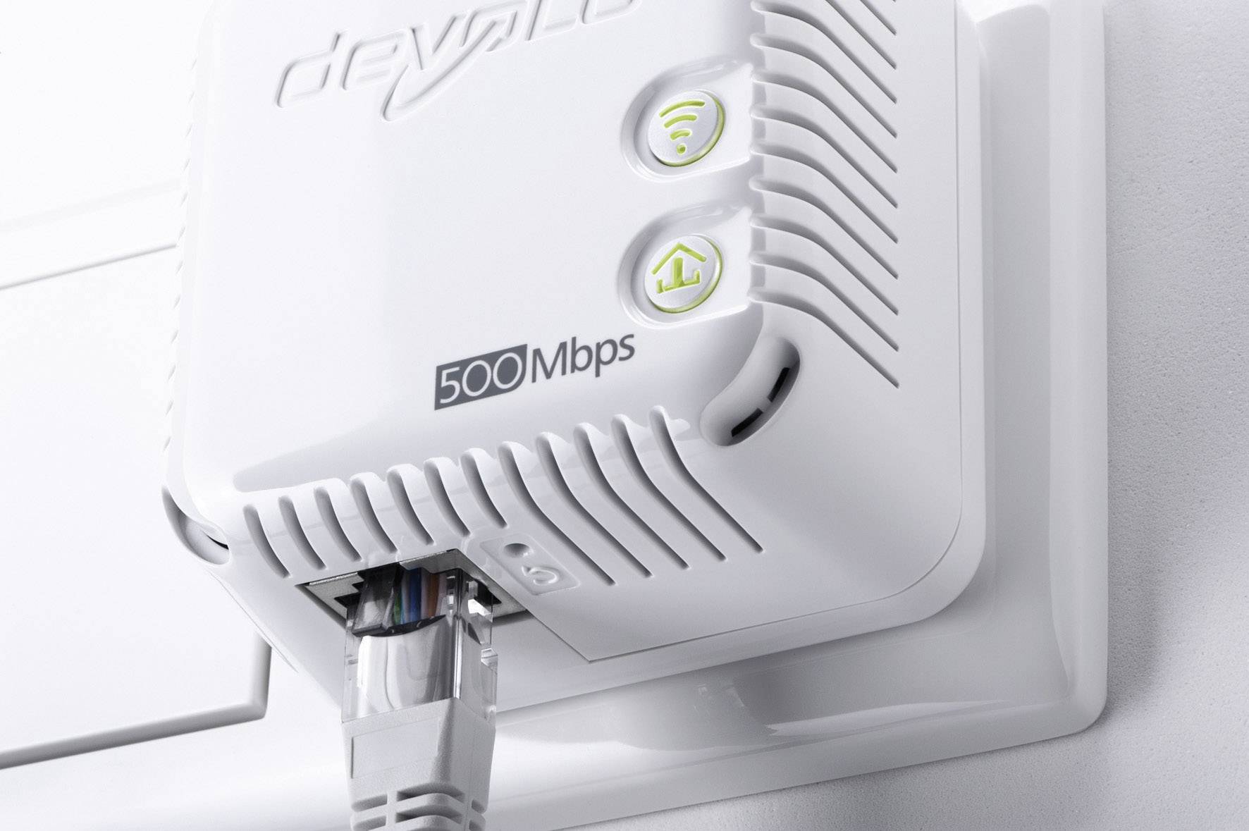 Devolo dLAN 500 WiFi Powerline WiFi enkele adapter 500 MBit/s Conrad.nl