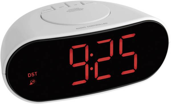 TFA Dostmann 60.2505 Wekker Zendergestuurd Lichtgrijs