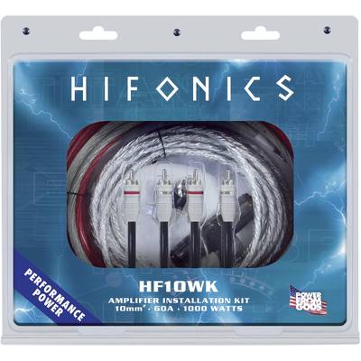 Hifonics HF10WK Car-HiFi versterker aansluitset 10 mm² 