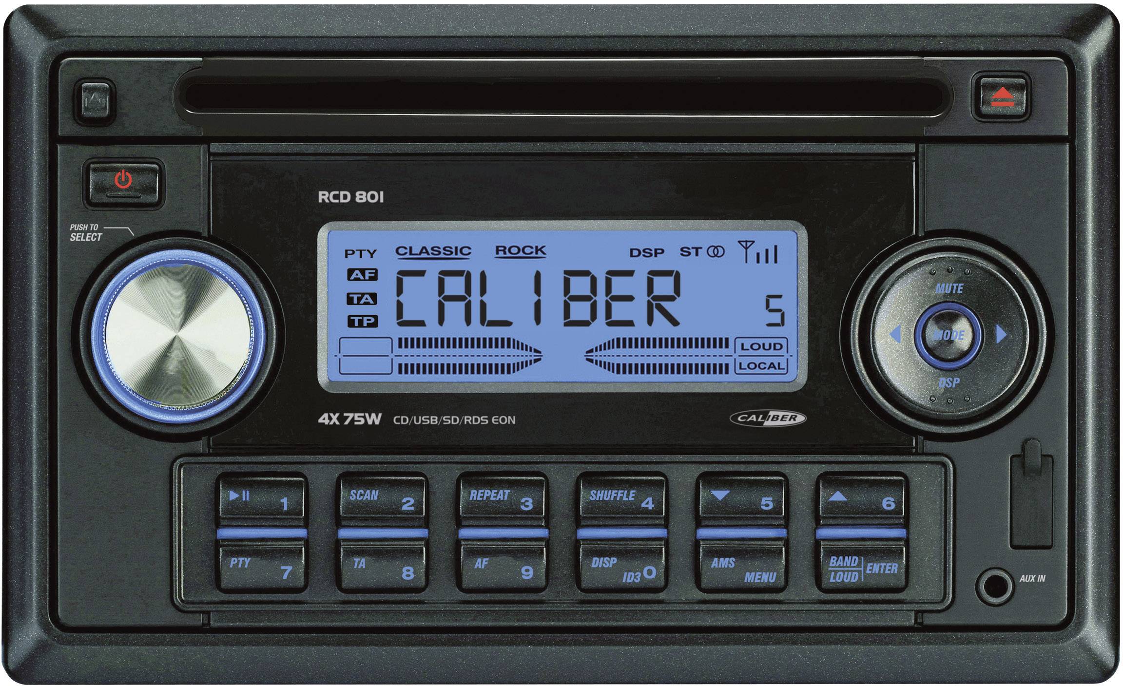 coupon Partina City waarschijnlijk Caliber Audio Technology RCD-801 Autoradio dubbel DIN Retrodesign |  Conrad.nl