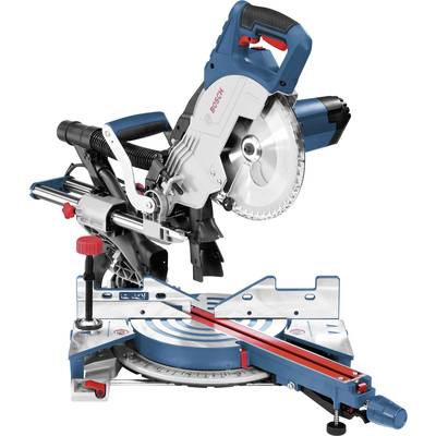 Cirkelzaag met blauwe handgreep en zilveren zaagblad op een metalen standaard, geschikt voor nauwkeurig zagen van hout en andere materialen.