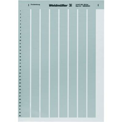 Weidmüller 1975160000 LM MT300 105X105 SI Labelprinter Montagemethode: Plakken Markeringsvlak: 105 x 105 mm Zilver Aanta