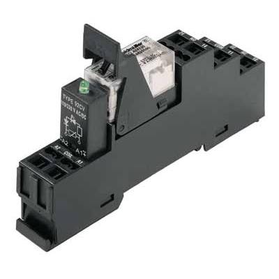 Weidmüller RCLKITZ 230VAC 2CO LED Relaismodule Nominale spanning: 230 V/AC Schakelstroom (max.): 8 A 2x wisselcontact  1