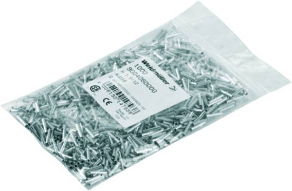 Weidmüller 9004060000 Adereindhulzen 1.5 mm² Ongeïsoleerd Metaal 1000 stuk(s)
