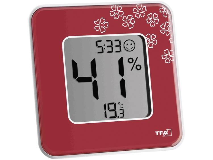 TFA Digitale thermo--hygrometer Style rood