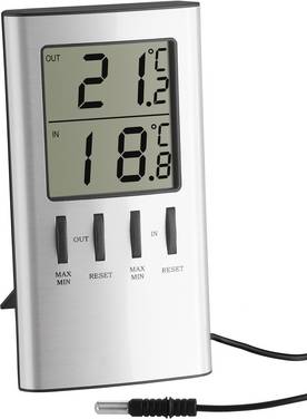 TFA Dostmann 30.1027 Thermometer Zilver (metallic)