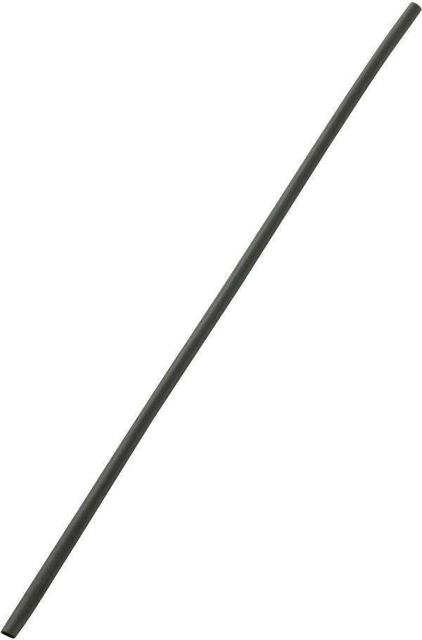 TRU COMPONENTS 1567338 Krimpkous zonder lijm Zwart 2 mm 1 mm Krimpverhouding:2:1 2 m