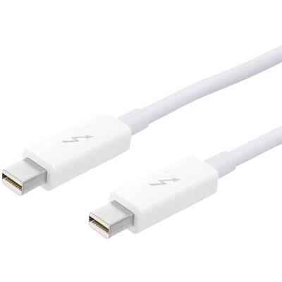 Apple MD862ZM/A Thunderbolt-kabel Thunderbolt Aansluitkabel Thunderbolt stekker, Thunderbolt stekker 0.50 m Wit 