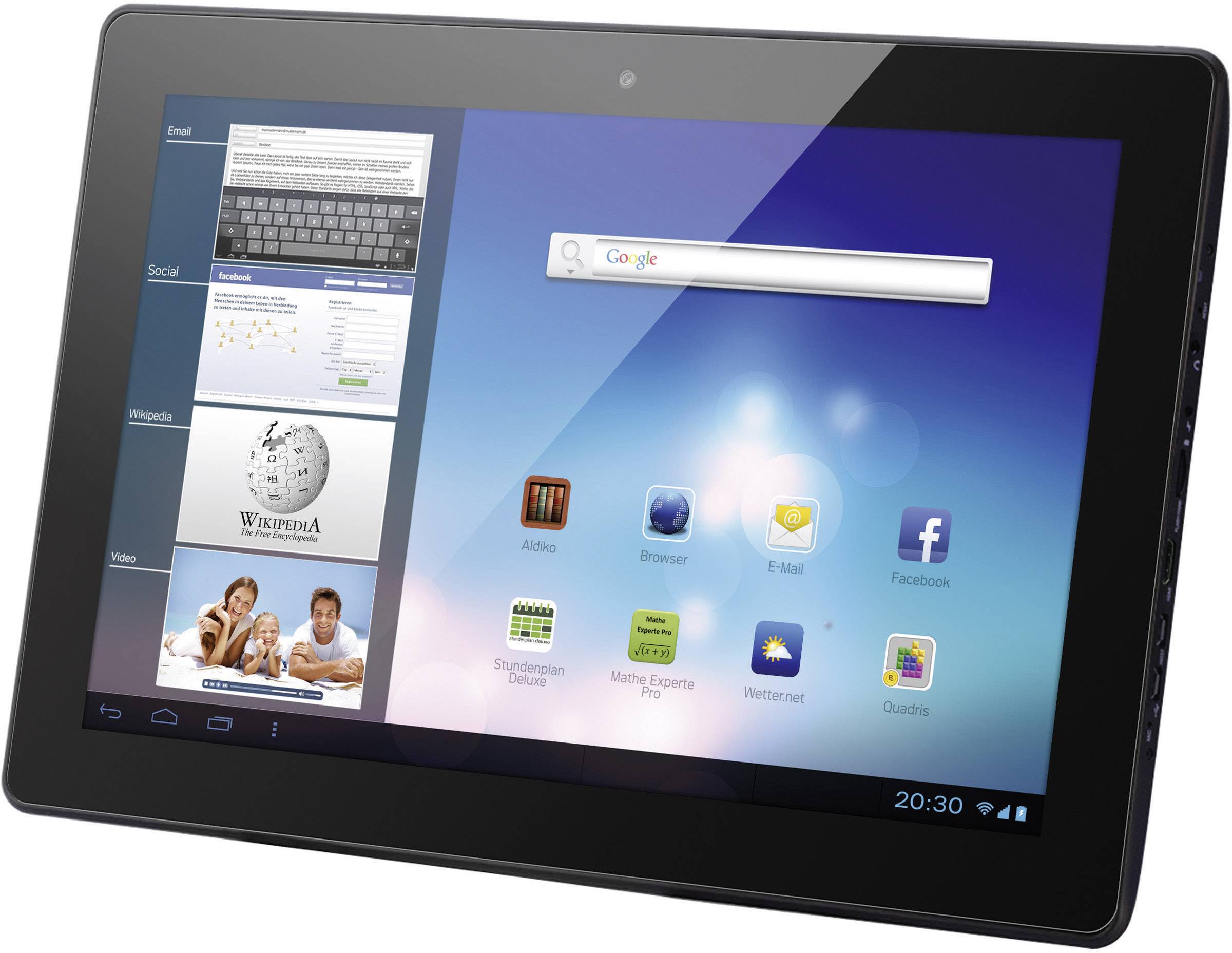 Odys Aeon Aeon Androidtablet 33.8 cm (13.3 inch) 16 GB Zwart 1.6 GHz