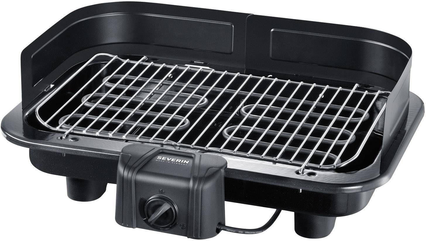 Severin PG 2791 Elektrische barbecue Uitvoering (BBQ): Tafel SEVERIN PG 2791 Barbecue Grill (2.500 W, tafelgrill