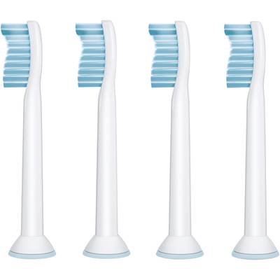Philips Sonicare HX6054 Sensitive Opzetborstel voor elektrische tandenborstel 4 stuk(s) Wit