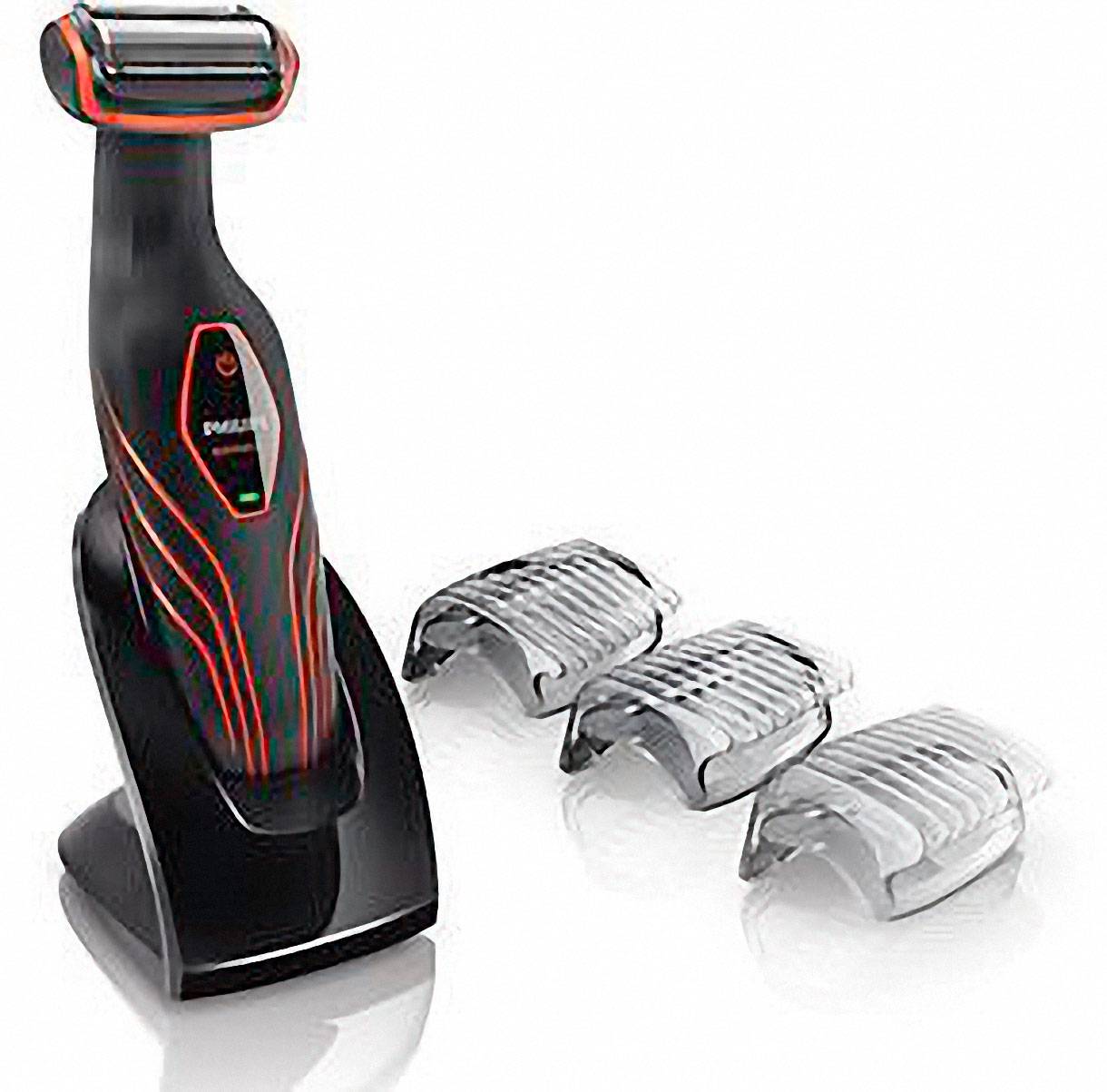 Philips BG2026/32 Bodygroom Bodygroomer Zwart, Rood | Conrad.nl