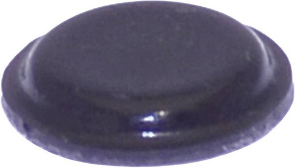TOOLCRAFT PD2120SW Apparaatvoet Zelfklevend, Rond Zwart (Ø x h) 10.1 mm x 1.8 mm 1 stuk(s)