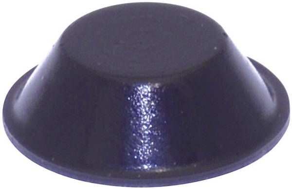 TOOLCRAFT PD2019SW Apparaatvoet Zelfklevend, Rond Zwart (Ø x h) 19 mm x 6 mm 1 stuk(s)
