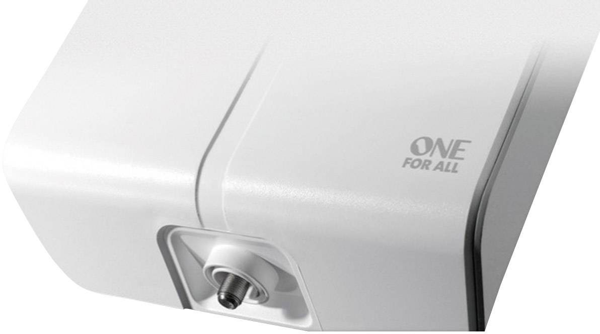 One For All SV 9455 Actieve DVB-T/T2 platte antenne Buiten Versterking: 50 dB Wit-3