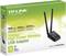 Een verpakking van de TP-LINK High Power Wireless USB-adapter met 300 Mbps, twee antennes, model TL-WN8200ND, met groene vormgeving.