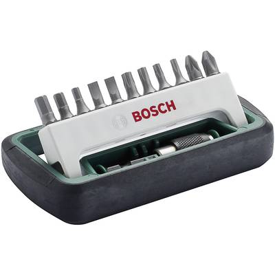 Bosch Accessories  2608255995 Bitset 12-delig Plat, Kruiskop Phillips, Kruiskop Pozidriv, Inbus, Binnen-zesrond (TX) 