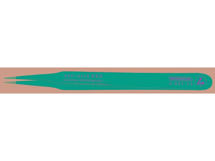Bernstein SMD-pincet, recht-spits, met ESD-coating Lengte 115 mm 5-051-13