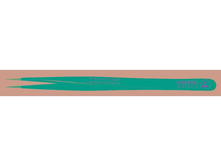 Bernstein SMD-pincet lang, smal, recht, superscherp, met ESD-coating Lengte 140 mm 5-073-13