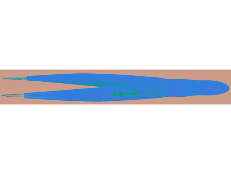 Bernstein Monteurspincet recht-fijn-spits, vernikkeld, dubbel geïsoleerd Lengte 120 mm 5-121-6