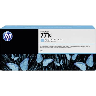 HP Inktcartridge 771C Origineel Lichtcyaan 775 ml B6Y12A 1 stuk(s)