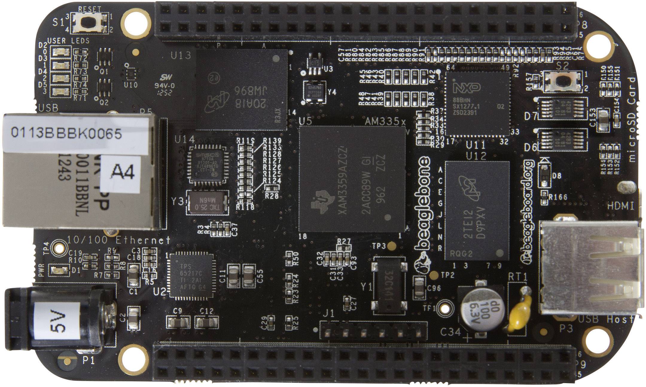 BeagleBoard BB-BBLK-000 Rev D Developmentboard BeagleBone Black BB-BBLK-000 Rev D Sitara™
