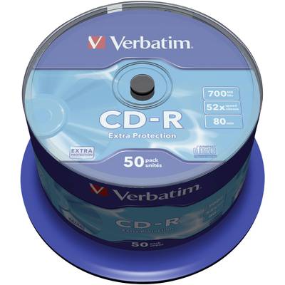 Verbatim 43351 CD-R 80 disc 700 MB 50 stuk(s) Spindel 
