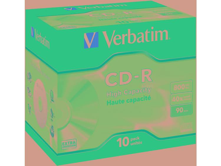 CD-R High Capacity 800 MB Jewel Case 10 stuks