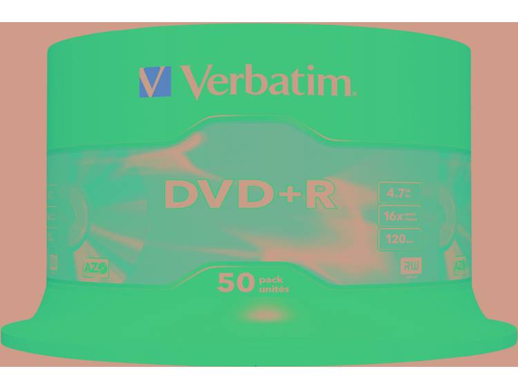 Verbatim DVD+R 43550 4.7 GB 120 min. 50 Stuks