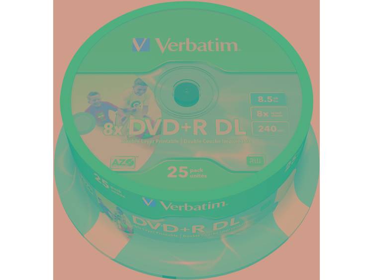Verbatim DVD+R Double Layer Inkjet Printable 8x (43667)