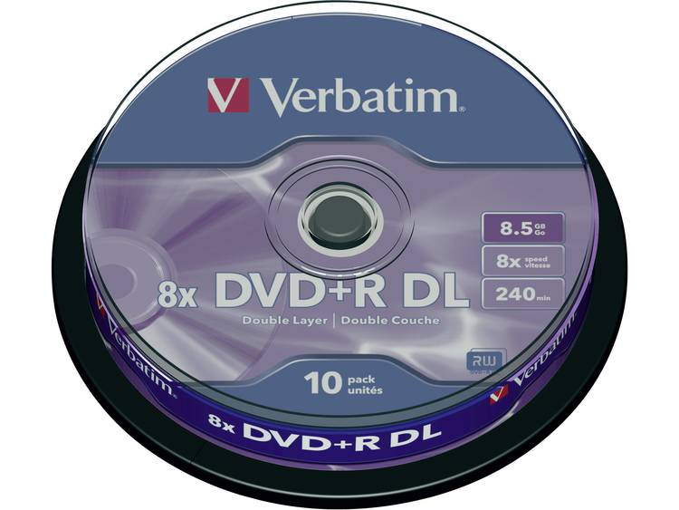 Verbatim DVD+R Double Layer 10 stuks