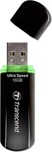 Conrad Transcend JetFlash® 600 USB-stick 16 GB Groen TS16GJF600 USB-A 2.0 aanbieding
