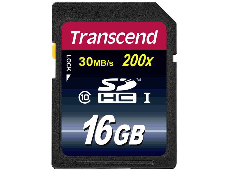 Transcend SD Kaart SDHC 16GB Class 10