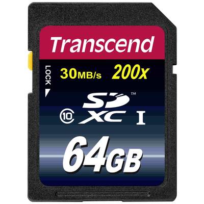 Transcend Premium SDXC-kaart 64 GB Class 10 