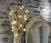 LED decoratieve lichtketting 16 LED warmwit 3152-103 sterren gemaakt van gevlochten takken