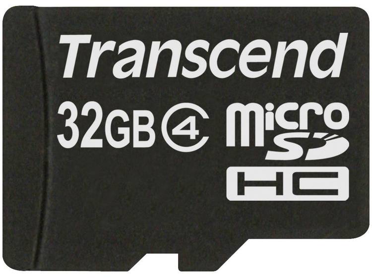 Transcend MicroSDHC Kaart 32GB Class 4