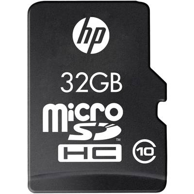 HP SDU32GBHC10HP-EF microSDHC-kaart 32 GB Class 10 Incl. SD-adapter
