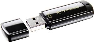 Conrad Transcend JetFlash® 350 USB-stick 32 GB Zwart TS32GJF350 USB-A 2.0 aanbieding