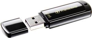 Conrad Transcend JetFlash® 350 USB-stick 64 GB Zwart TS64GJF350 USB-A 2.0 aanbieding