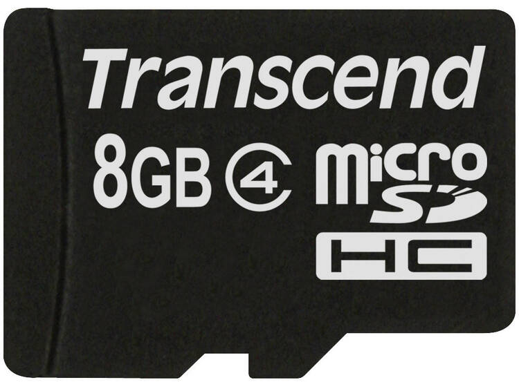 Transcend MicroSDHC Kaart 8GB Class 4