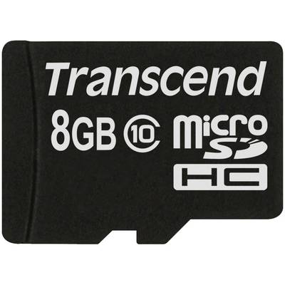 Transcend Premium microSDHC-kaart 8 GB Class 10 