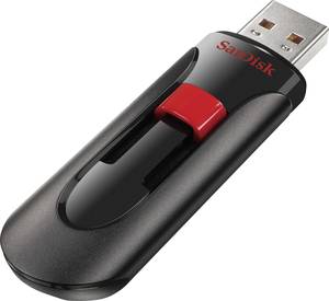 Conrad SanDisk Cruzer® Glide™ USB-stick 32 GB USB 2.0 Zwart SDCZ60-032G-B35 aanbieding