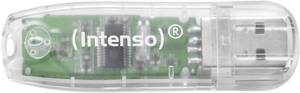 Conrad Intenso Rainbow Line USB-stick 32 GB Transparant 3502480 USB-A 2.0 aanbieding