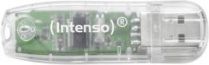 Conrad Intenso Rainbow Line USB-stick 32 GB USB 2.0 Transparant 3502480 aanbieding