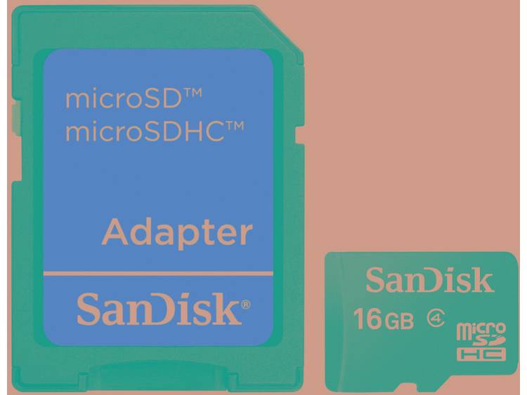 SanDisk MicroSDHC+SD Adapt. 16GB