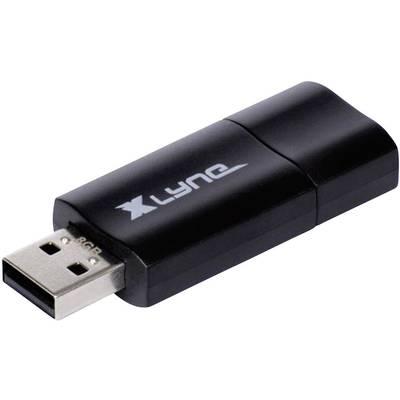 Xlyne Wave 7108000 USB-stick 8 GB USB 2.0 Zwart, Oranje