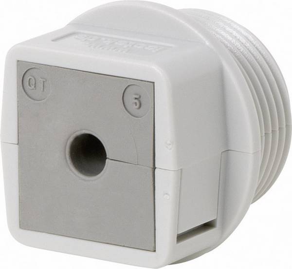 Icotek QVT 25 Kabeldoorvoering Deelbaar Polycarbonaat Grijs 1 stuk(s)