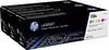 HP Toner 128A Origineel Combipack Cyaan, Magenta, Geel 1300 bladzijden CF371AM