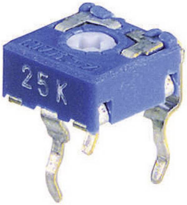 Weltron CA6 V 10K CA6 V Trimmer Miniatuur Lineair 0.1 W 10 kΩ 215 ° 235 ° 1 stuk(s)