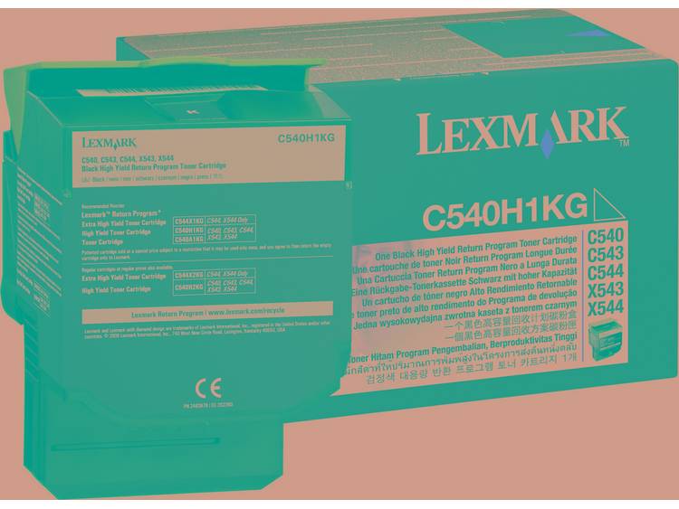 Lexmark C540H1KG Tonercartridge Zwart